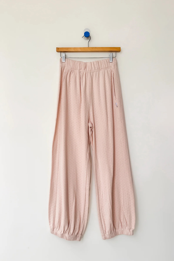 Le Bon Shoppe Pointelle Balloon Pant in Baby Pink at Parc Shop | Minneapolis, MN