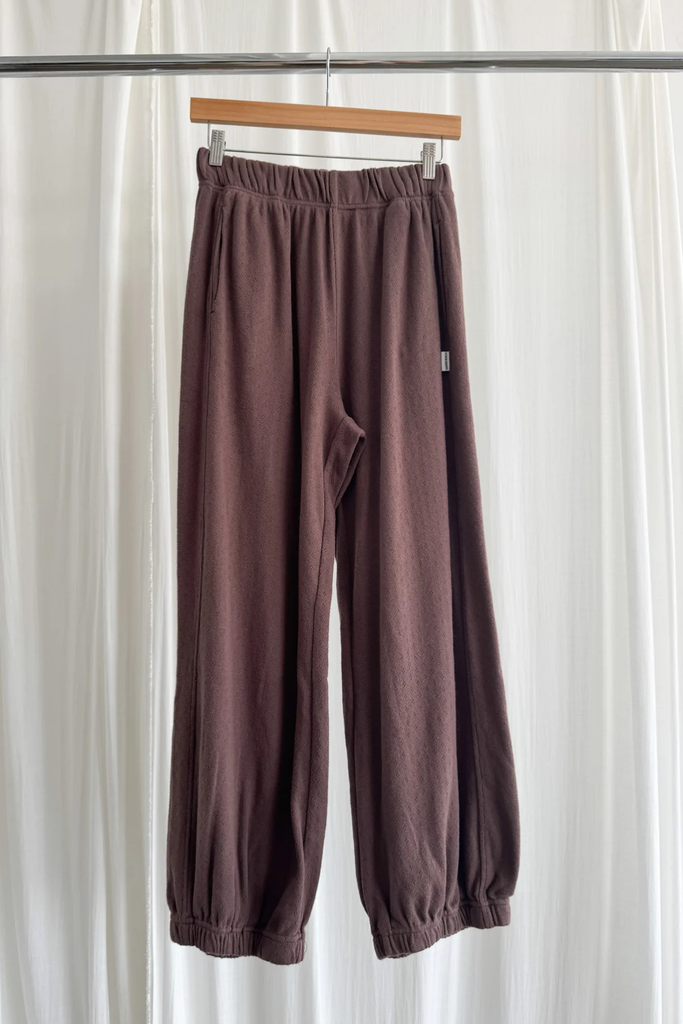 Le Bon Shoppe Pointelle Balloon Pant in Chocolate at Parc Shop | Minneapolis, MN