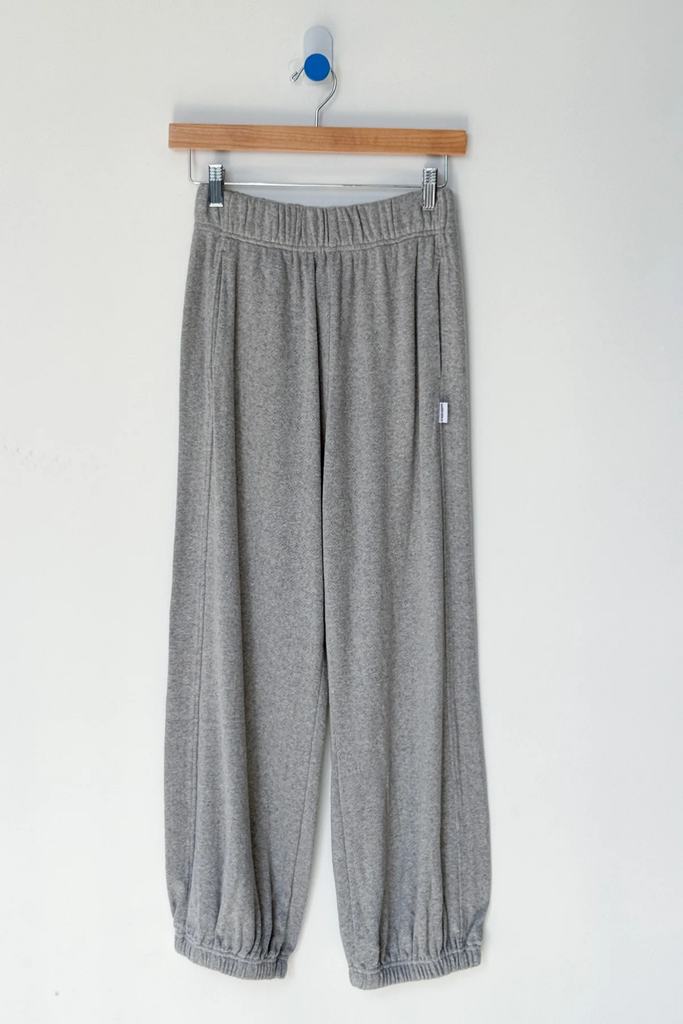 Le Bon Shoppe Pointelle Balloon Pant in Melange Grey at Parc Shop | Minneapolis, MN