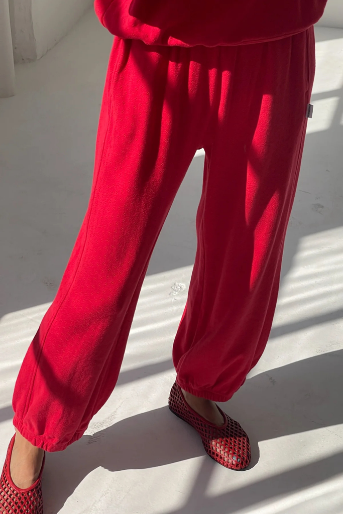 Le Bon Shoppe Pointelle Balloon Pant in Red Apple at Parc Shop | Minneapolis, MN