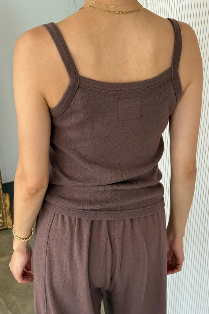 Donni Pointelle Eve Cami in Chocolate at Parc Shop | Minneapolis, MN