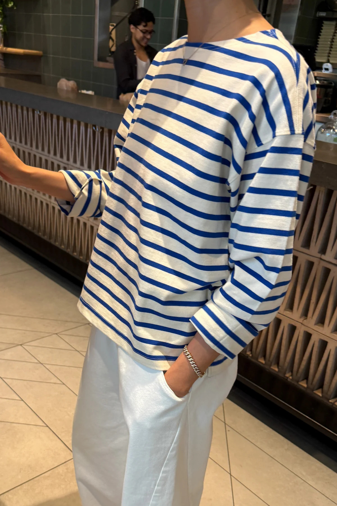 Le Bon Shoppe Sailor Top in Blue Stripe/Cream at Parc Shop | Minneapolis, MN
