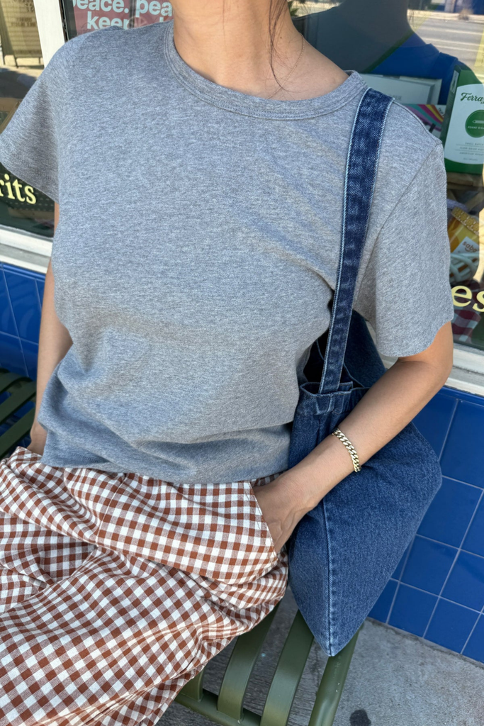 Le Bon Shoppe The Go-To Tee in Melange Grey at Parc Shop | Minneapolis, MN