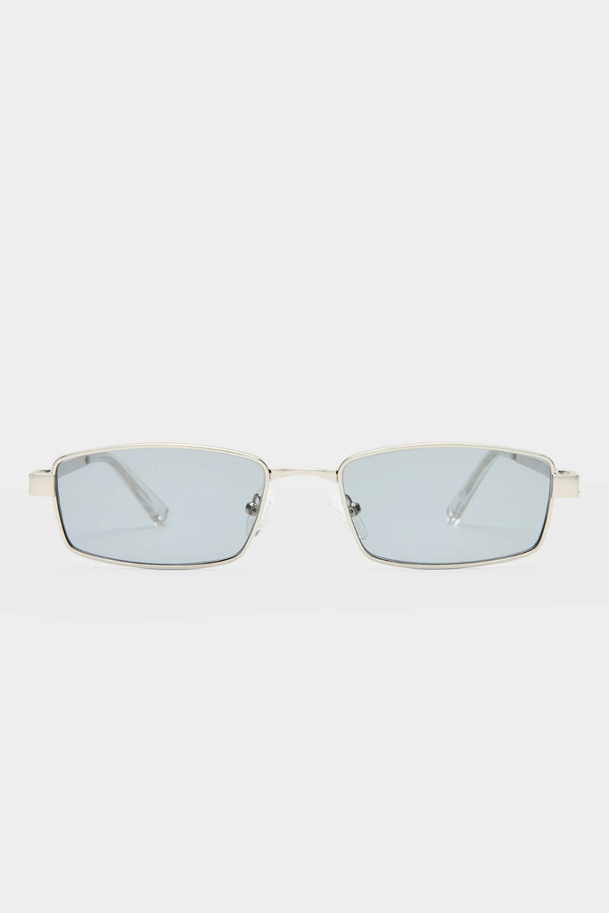 Le Specs Bizarro Sunglasses in Silver Smoke Tint at Parc Shop | Minneapolis, MN