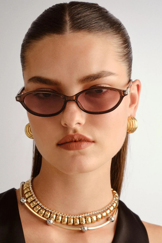 Le Specs Duskfall Sunglasses in Pearl Chocolate at Parc Shop | Minneapolis, MN