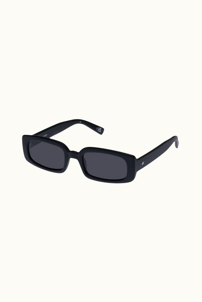 Le Specs Dynamite Sunglasses in Matte Black at Parc Shop