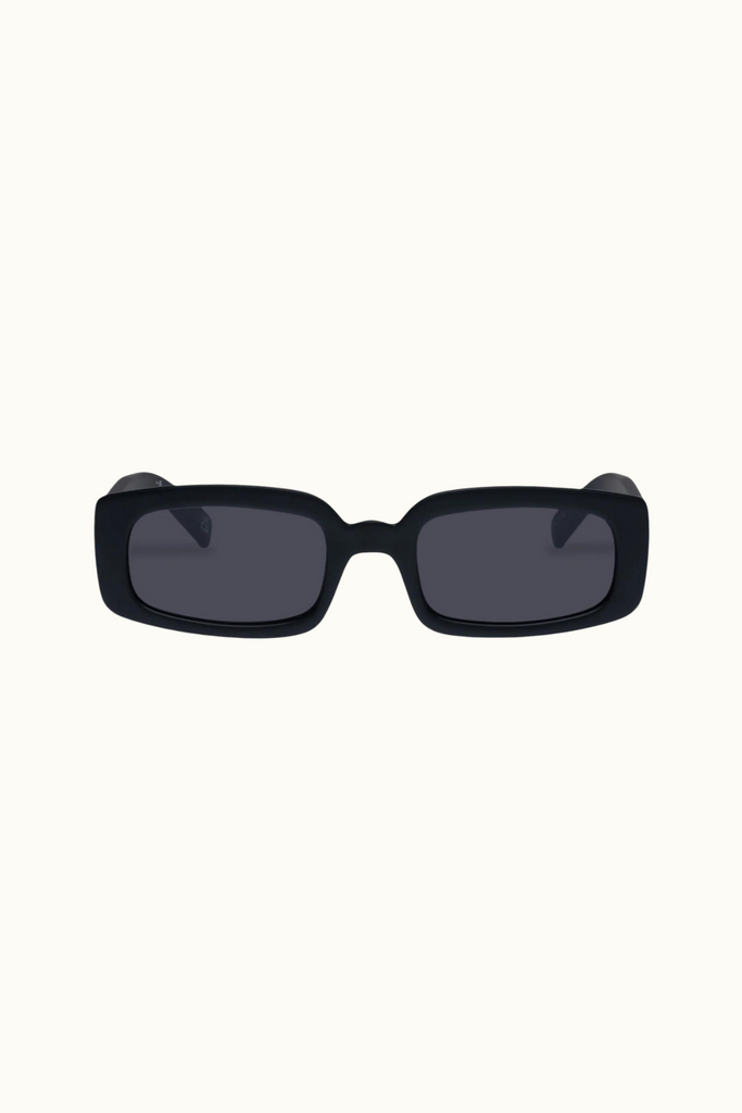 Le Specs Dynamite Sunglasses in Matte Black at Parc Shop