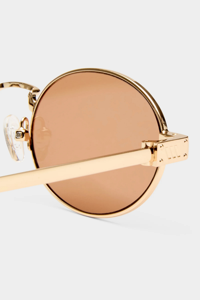 Le Specs Poseidon Deux Sunglasses in Gold Chocolate | Minneapolis, MN