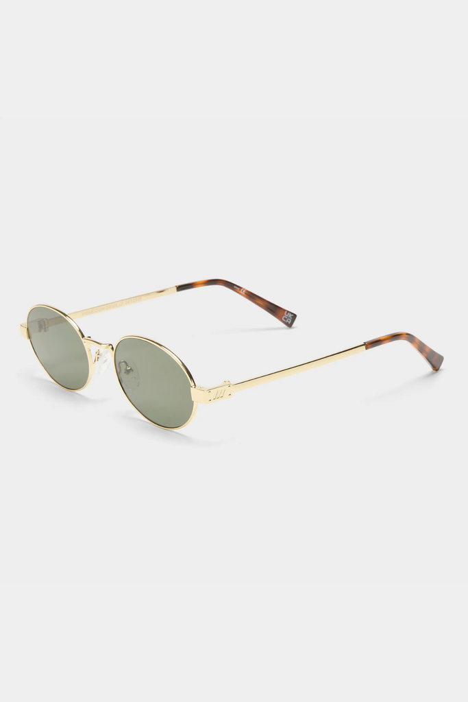 Le Specs Poseidon Deux Sunglasses in Gold Khaki at Parc Shop | Minneapolis, MN