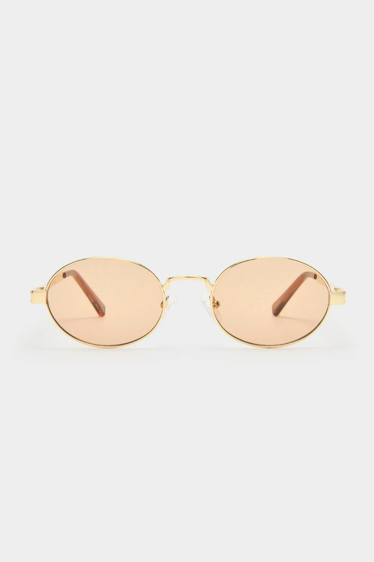 Le Specs Poseidon Deux Sunglasses in Gold Tan Tint at Parc 