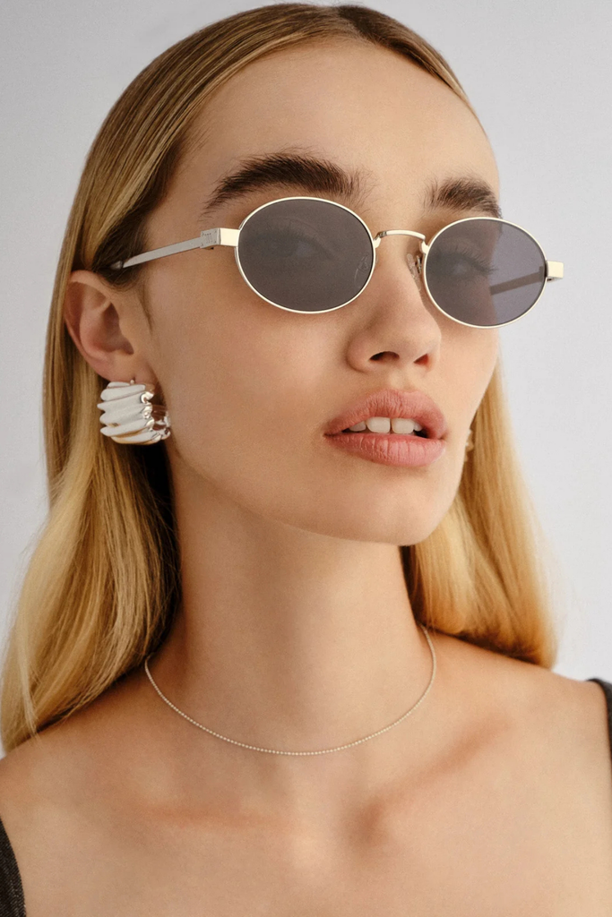 Le Specs Poseidon Deux Sunglasses in Silver Smoke at Parc Shop | Minneapolis, MN