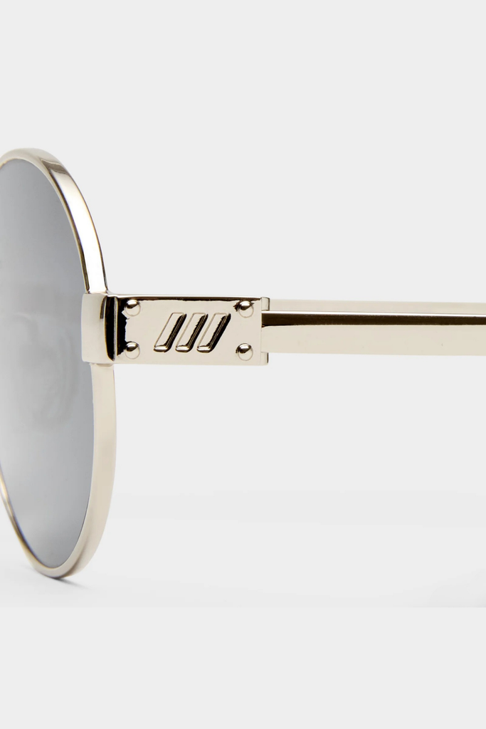 Le Specs Poseidon Deux Sunglasses in Silver Smoke at Parc Shop | Minneapolis, MN