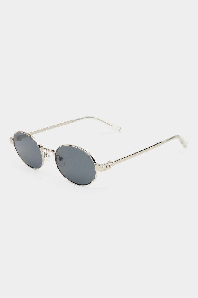 Le Specs Poseidon Deux Sunglasses in Silver Smoke at Parc Shop | Minneapolis, MN