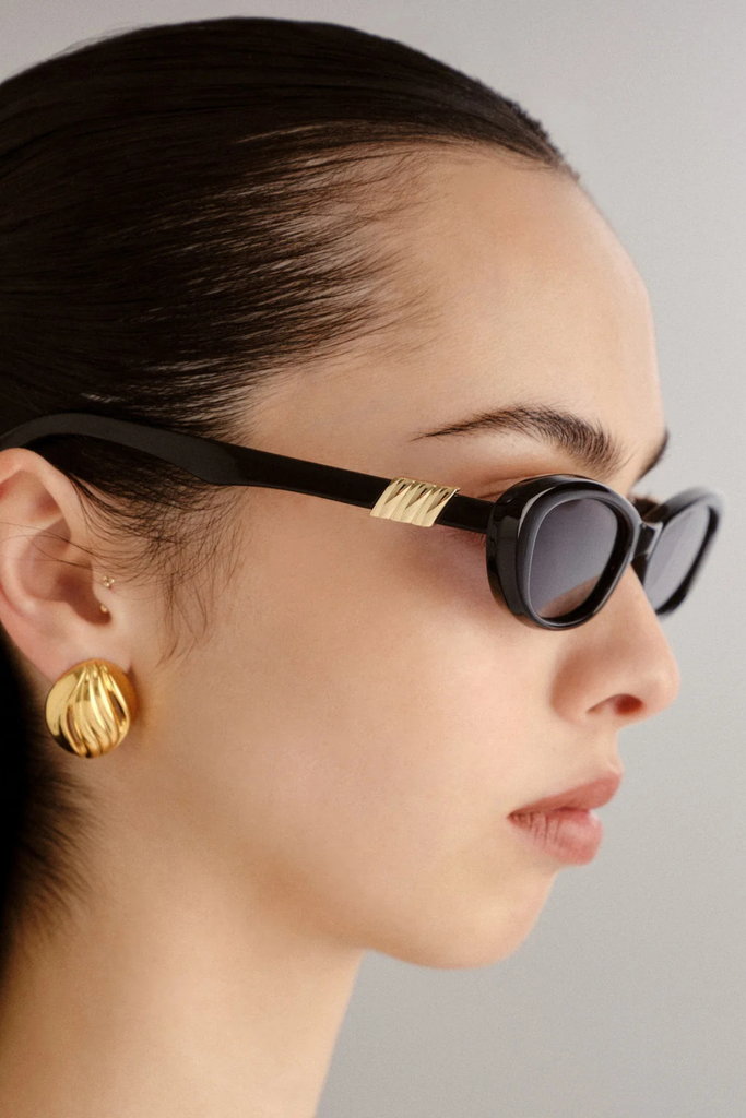 Le Specs The Whisperer Sunglasses (Polarized) in Black at Parc Shop | Minneapolis, MN