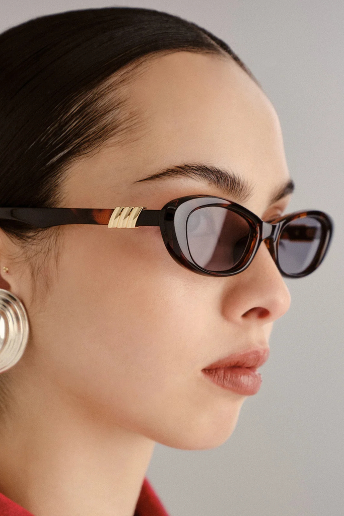 Le Specs The Whisperer Sunglasses in Dark Tort at Parc Shop | Minneapolis, MN
