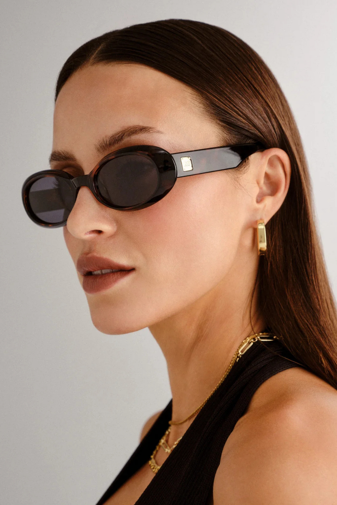 Le Specs Work It Sunglasses in Dark Tort Polarized at Parc Shop | Minneapolis, MN