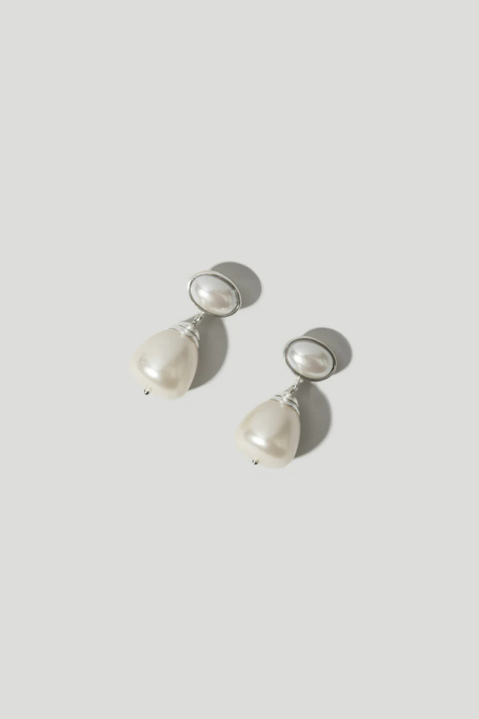 Maslo Pietro Drop Pearl Earrings at Parc Shop
