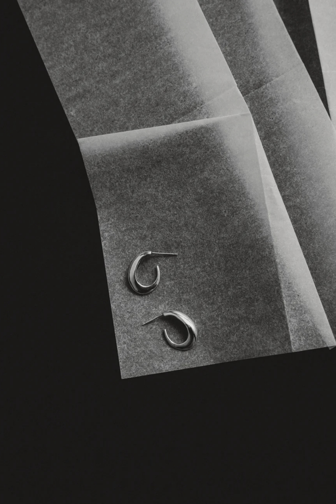 Maslo Ceres Hoops in Sterling Silver at Parc Shop | Minneapolis, MN