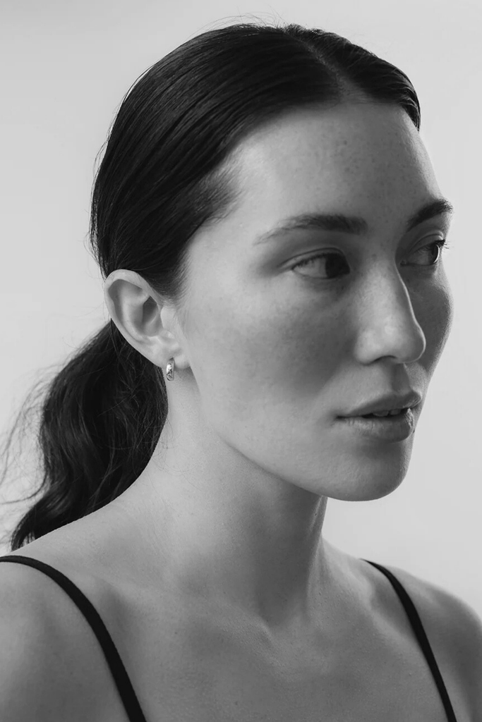 Maslo Crescent Earrings in Sterling Silver at Parc Shop | Minneapolis, MN