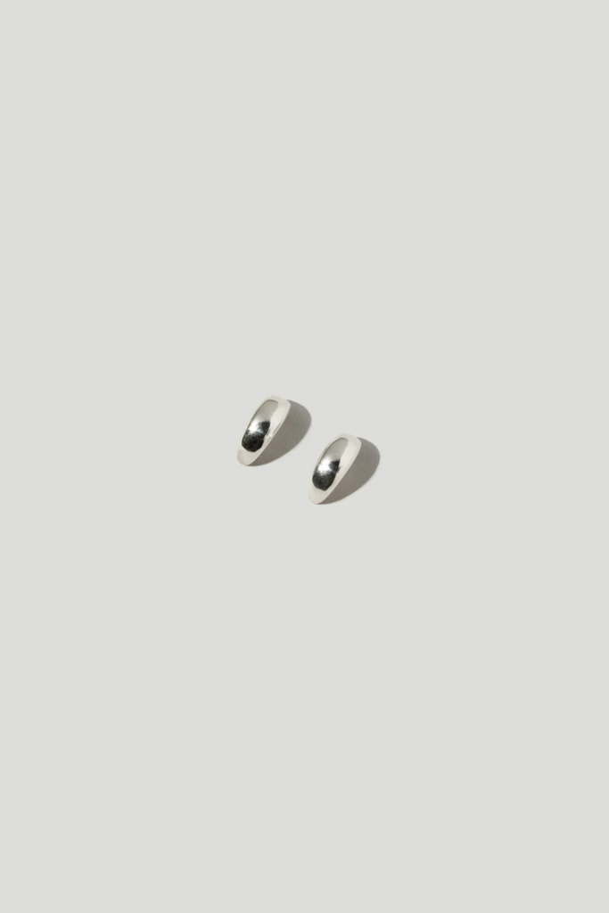 Maslo Crescent Earrings in Sterling Silver at Parc Shop | Minneapolis, MN