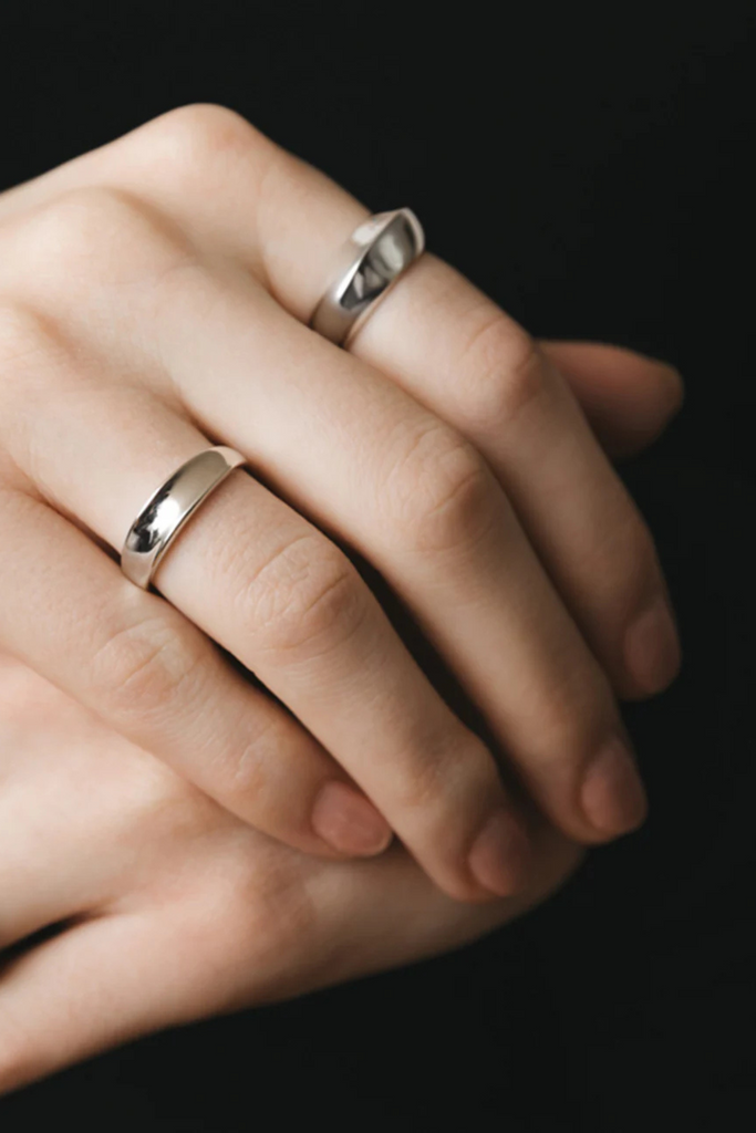 Maslo Crescent Ring in Sterling Silver at Parc Shop | Minneapolis, MN
