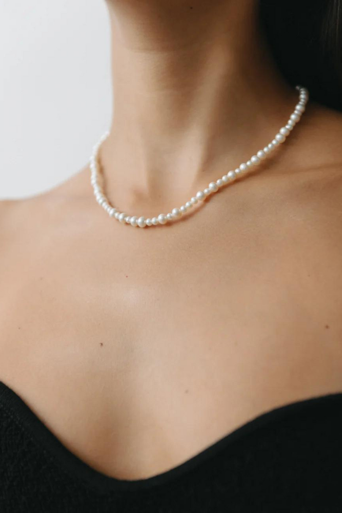 Maslo Small Mixed Pearl Necklace at Parc Shop | Minneapolis, MN