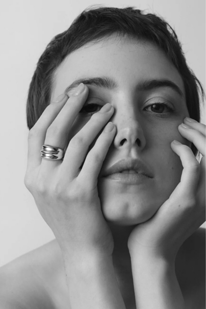 Maslo Triple Ring in Sterling Silver at Parc Shop | Minneapolis, MN