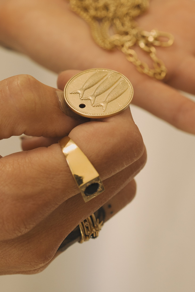 Merewif Heads or Tails Necklace at Parc Shop