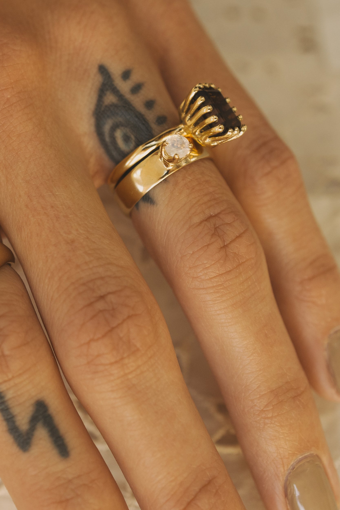 Merewif Lucinda Ring in Gold & Moonstone at Parc Shop | Minneapolis, MN 