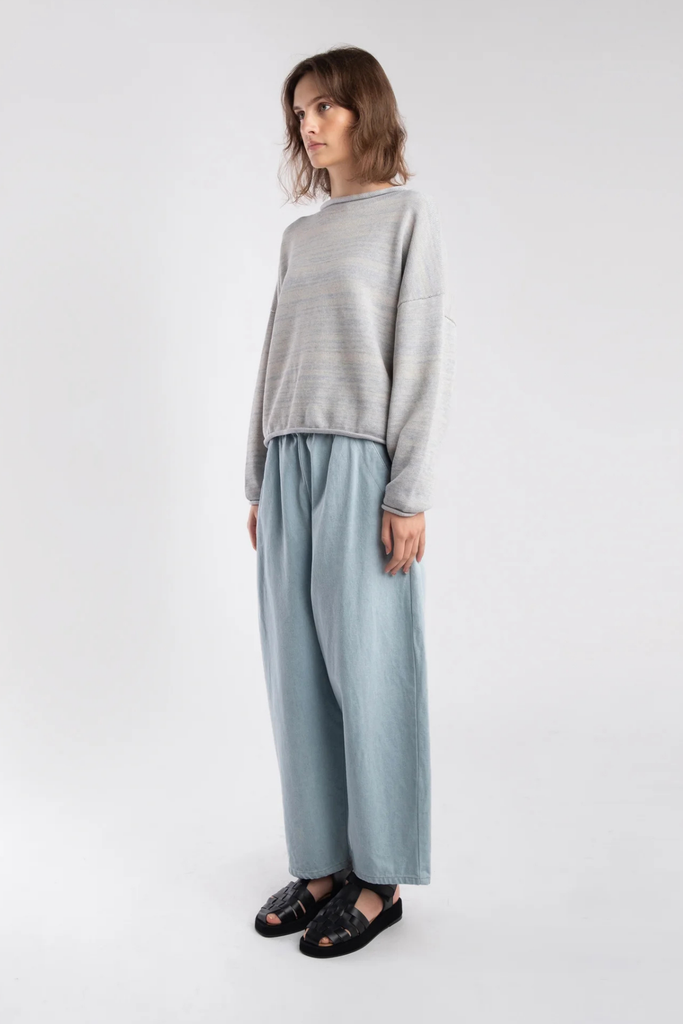 Micaela Greg Barrel Pant in Sky at Parc Shop | Minneapolis, MN