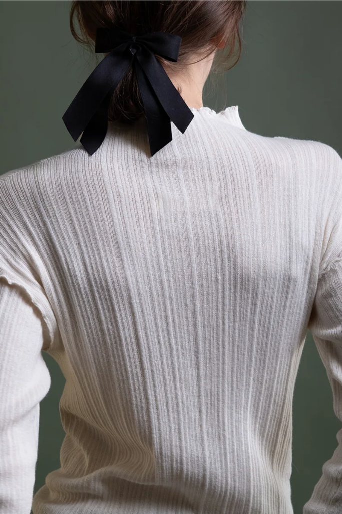 Micaela Greg Isla Rib Top in Cream at Parc Shop | Minneapolis, MN