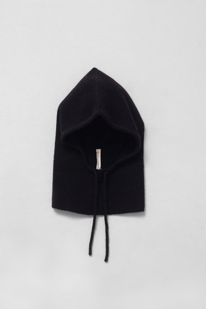 Micaela Greg Knit Hood in Black at Parc Shop | Minneapolis, MN