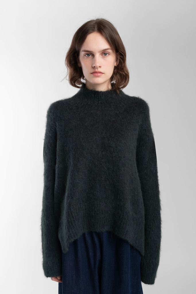 Micaela Greg Loft Sweater in Forest at Parc Shop | Minneapois, MN