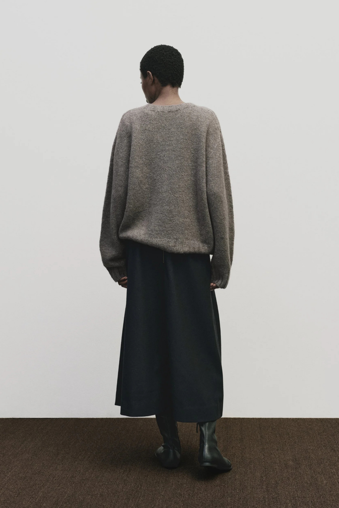 Mijeong Park Alpaca Blend Wholegarment Knit in Gray at Parc Shop | Minneapolis, MN