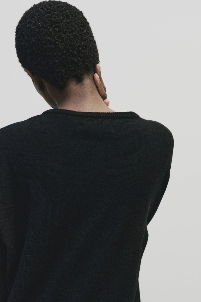 Mijeong Park Cashmere Blend V-Neck Knit in Black at Parc Shop | Minneapolis, MN