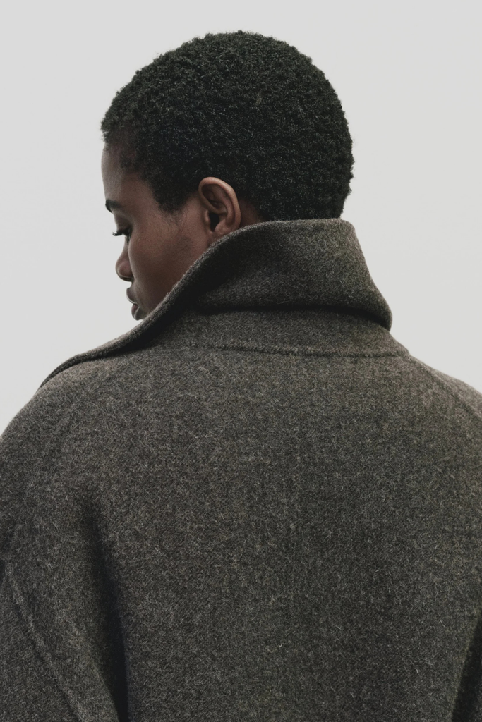 Mijeong Park Handmade Belted Wool Coat in Brown at Parc Shop | Minneapolis, MN