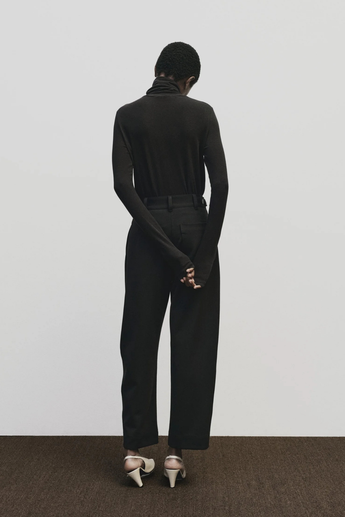 Mijeong Park Pleated Barrel Leg Pant in Black at Parc Shop | Minneapolis, MN