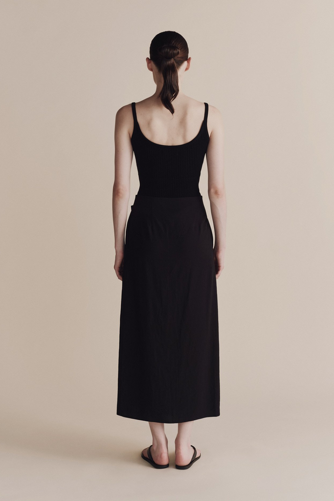 Mijeong Park Ribbed Knit Tank in Black at Parc Shop | Minneapolis, MN