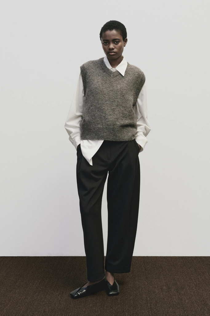 Mijeong Park Textured Oversized Shirt in Ivory at Parc Shop | Minneapolis, MN