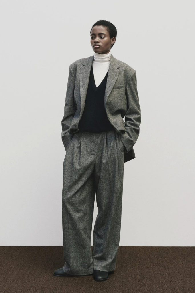 Mijeong Park Wool Blend Oversized Coat in Gray at Parc Shop | Minneapolis, MN