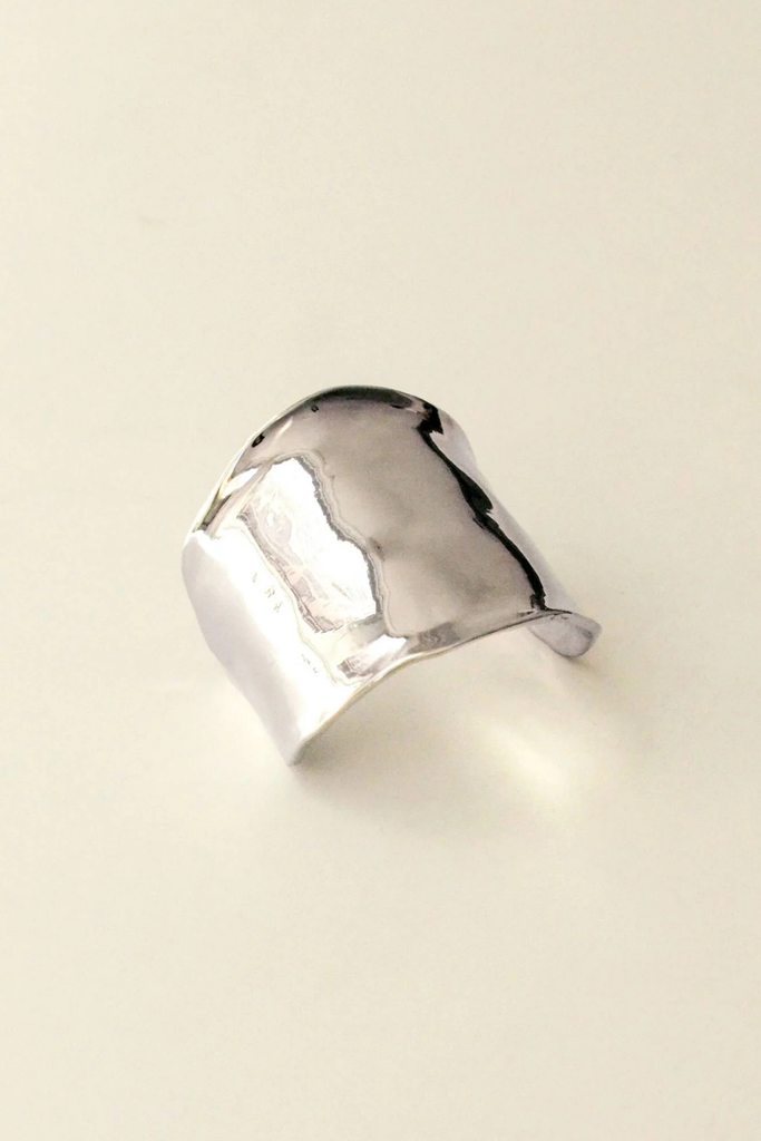 Nar'sha Metal Hair Ponytail Cuff Stick in Silver at Parc Shop | Minneapolis, MN