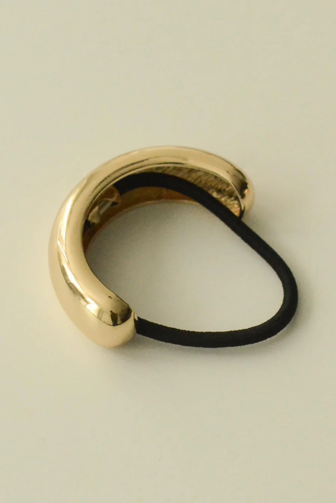 Nar'sha Wide Metal Cuff Hair Tie in Gold at Parc Shop | Minneapolis, MN