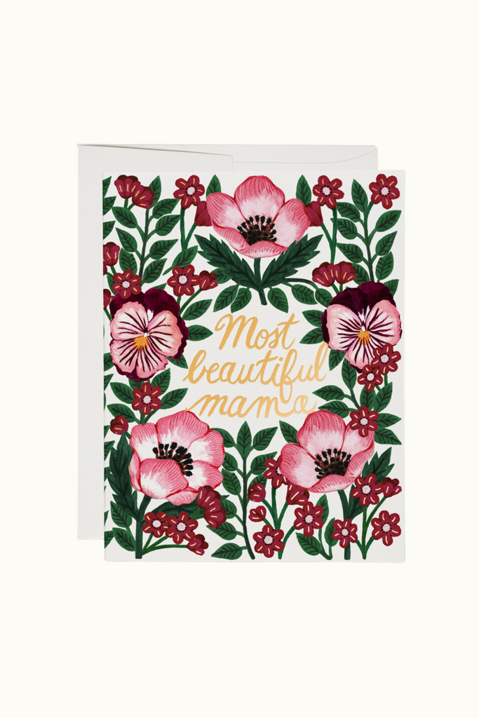 Red Cap Most Beautiful Mother's Day Card at Parc Shop