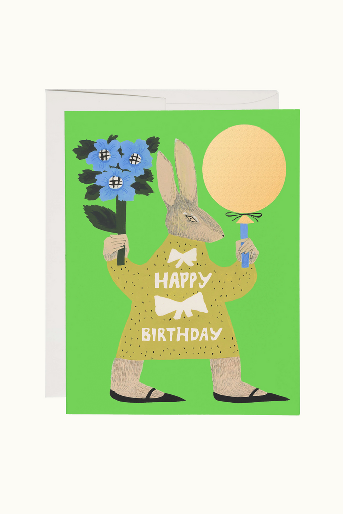 Red Cap Party Rabbit Card at Parc Shop | Minneapolis, MN