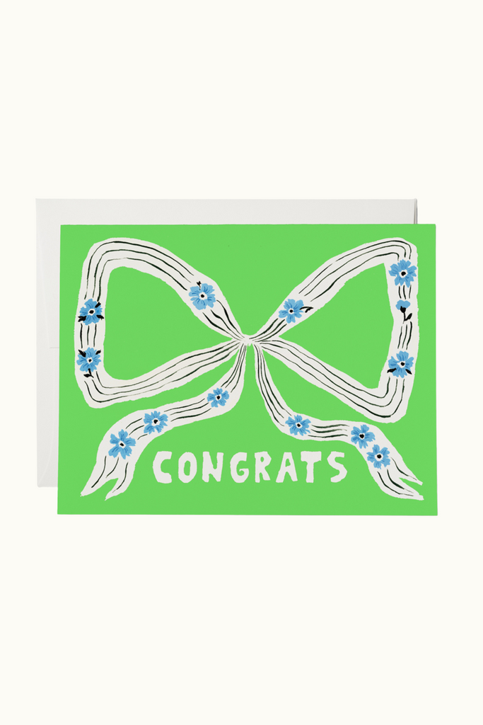 Red Cap Perfect Bow Congrats Card at Parc Shop