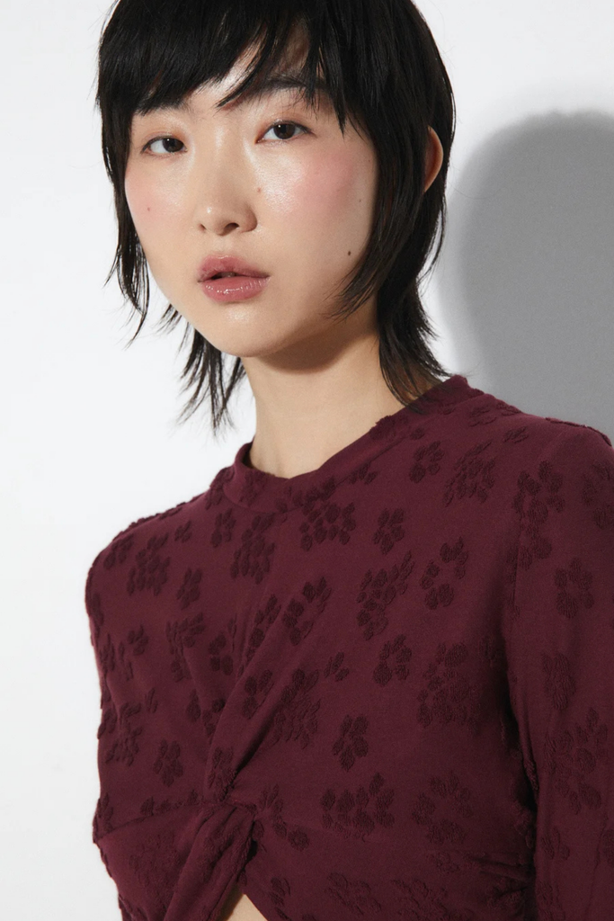 Rita Row Barbara Dress in Burgundy at Parc Shop | Minneapolis, MN