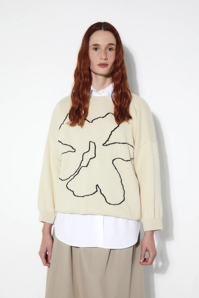 Rita Row Betty Sweater in Beige at Parc Shop | Minneapolis, MN