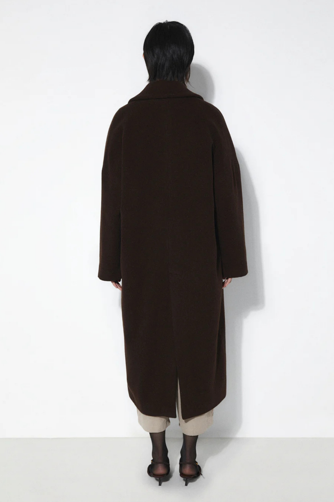Rita Row Cedar Wool Coat in Brown Parc Shop