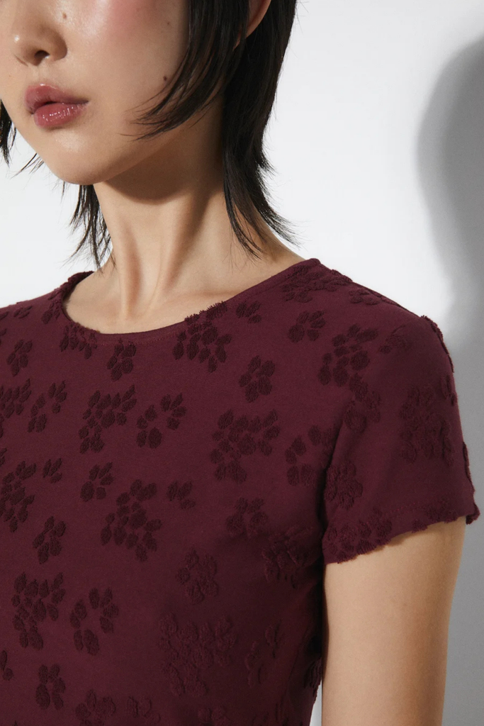 Rita Row Gloria T-Shirt in Burgundy at Parc Shop | Minneapolis, MN