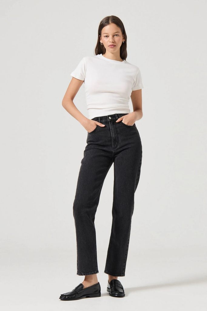 Rolla's Loulou Straight Jean in Black Sand at Parc Shop | Minneapolis, MN